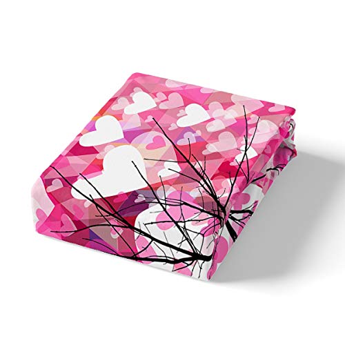 Housse de couette rose géométrique pour rafraîchir une chambre d'ado - 3