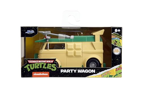 Jada Teenage Mutant Ninja Turtles Party Wagon escala 1:32 miniatura 6