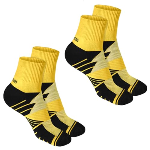 Image of HEELIUM Bamboo Athletic Socks for Men & Women | 3X Tougher & Durable, Ultra Soft & Blister Resistant | Perfect for Gym, Sports & Long Distance Running