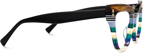 Miniatura 7 de VOOGLAM Gafas de ojo de gato de gran tamaño con estilo para mujer, gafas antifatiga ocular Kornegay