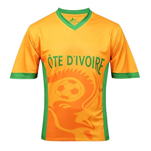 Maillot de Coupe du Monde de Football 2026 pour 48 pays – T-Shirt à manches courtes unisexe respirant pour supporters, décontracté, pour homme et femme,...