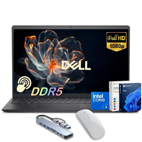 Image of Dell Inspiron 15 FHD Touchscreen Laptop, 13th Intel i5-1334U, Win 11 Pro
