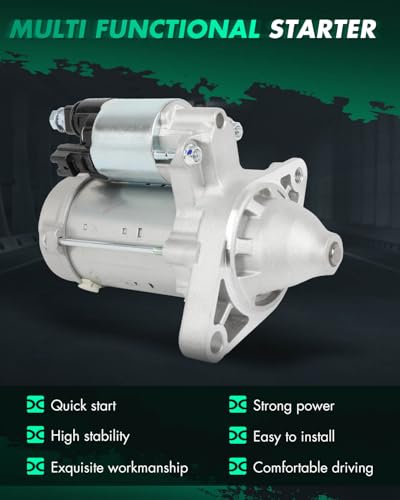 Image of SCITOO Starter Motor fit for Pontiac for Vibe 1.8L 2009-2010,for Toyota for Corolla 1.8L 2009-2012,for Toyota for Matrix 1.8L 2009-2011 Replacement Starter 19049
