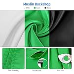 NEEWER Photography Lighting kit with Backdrops, 8.5x10ft Backdrop Stands, UL Certified 5700K 800W Equivalent 24W LED Umbrella Softbox Continuous Lighting, Photo Studio Equipment for Photo Video Shoot - Image 5