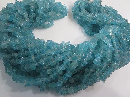 Perles d'apatite en vrac LKBEADS 50 fils de puces ombrées de 4-5 mm pour création de bijoux de luxe