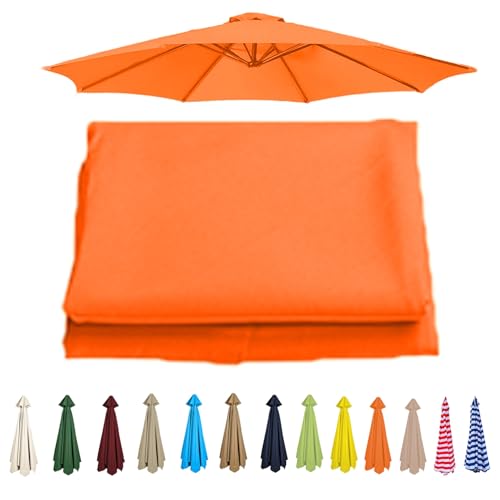 Toile de rechange pour parasol de jardin 8 baleines 350 300 270 cm orange 6b