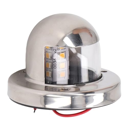 CYTGOUPER White Boat Navigation Lights, 12V DC Marine Stern LED Light, IP66 Waterproof Pontoon Boat Accessories for Marine Yachts Pontoon