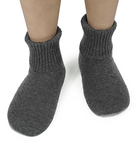 Image of BenSorts Fuzzy Slipper Socks for Women Non Slip House Socks with Grips Gifts