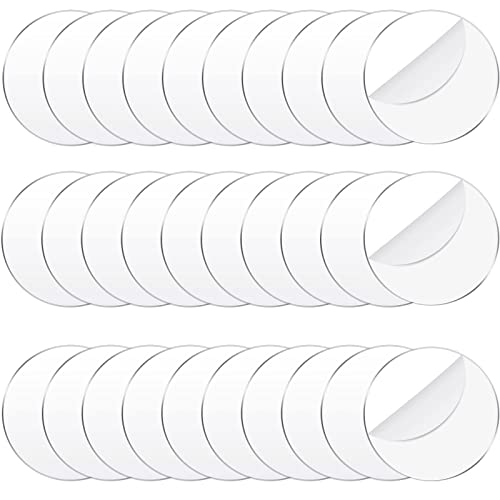 30 Pieces Clear Acrylic Circles Blanks Acrylic Disc Transparent Acrylic Disk Round Circle Plastic Disc Acrylic Sheet Blank For Wedding Easter Graduation Flag Day Ornament Diy Craft (4 Inch) #TOP22
