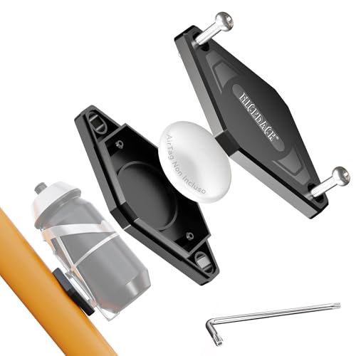 【Impermeabile e non compromette il segnale】Il supporto per bici per Apple AirTag è realizzato con stampi standard, un processo di stampaggio monoblocco e un design impermeabile a doppio strato. Il coperchio e la base utilizzano una tecnologia di taglio precisa con un'ottima sigillatura dei bordi per impedire all'acqua di penetrare all'interno del supporto per bici AirTag. L'interno è appositamente progettato con motivi impermeabili per impedire efficacemente l'ingresso di acqua, mantenere l'AirTag sempre pulito e asciutto e prevenire danni all'AirTag stesso.