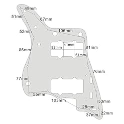Fleor Pickguard de guitare vintage en métal pour guitare Fender American Jazzmaster Doré - Les Beatles, Paul McCartney, John Lennon, RIngo Starr, George Harrison Fleor Pickguard de guitare vintage en métal pour guitare Fender American Jazzmaster Doré – Image 5