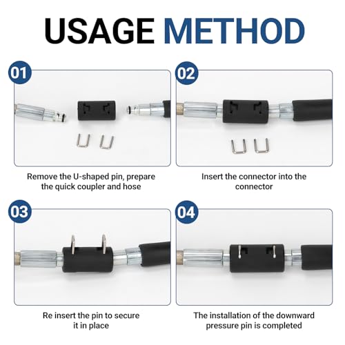2 Stück Hochdruckreiniger für Kärcher Hochdruckreiniger Zubehör, M22IG Quick Connect Anschluss, Adapter für Kärcher K2, K3, K4, K5, K6, K7, Verbindung Adapter für Kärcher Schlauch