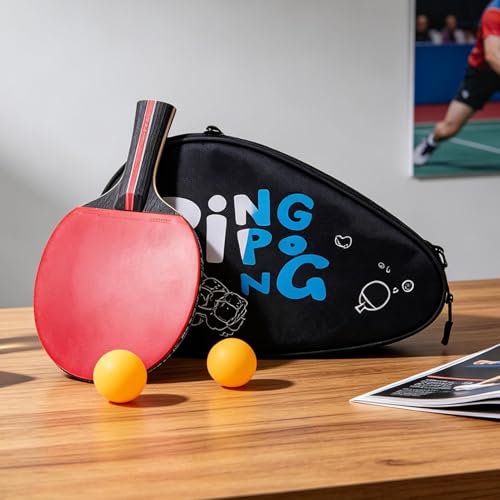 Funda de palas para atletas con espacio para pelotas y correa regulable 2