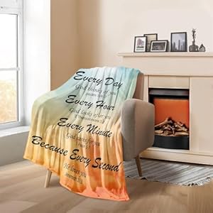 Bible Blanket Christian Sympathy Blanket Inspirational Gifts for Women God Loves You Everyday Blessed Soft Throw Blanket Religious Gifts for Women for Praying Faith Men Woman 60"x80" Bible Blanket Christian Sympathy Blanket Inspirational Gifts for Women God Loves You Everyday Blessed Soft Throw Blanket Religious Gifts for Women for Praying Faith Men Woman 60×80