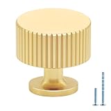 Abtopia 12 Pack Dresser knobs Gold Cabinet Knobs Drawer Knobs, Brushed Brass Kitchen Knobs for Cabinets and Drawers, Brushed Gold Cabinet Knobs for Bathroom, Kitchen, Cupboard
