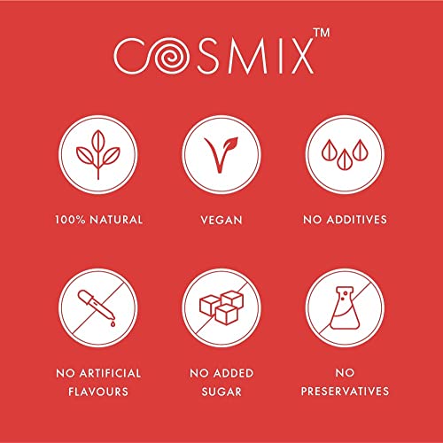Image of Cosmix Feel Good Skin|For Nourished&Healthy Skin|Supports Collagen Production|Superfood Blend With Bamboo Shoot&Centella|60G (Pouch Of 1)-40 Servings Each|No Added Sugar|Vegan,Powder