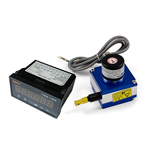 CALT 2 m Stroke Tire Lineal Sensor con 6 dígitos Contador de medidor Digital Display CESI-S2000P/HB961