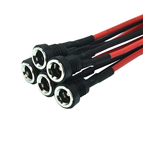 5 x Conector DC Power Jack 5.5x2.1mm hembra miniatura 1