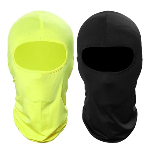 Image of Pukavt 1-6 Pack Balaclava Face Mask, Ski Mask for Men Women, UV Protection Windproof Scarf for Motorcycle Snowboard Cycling