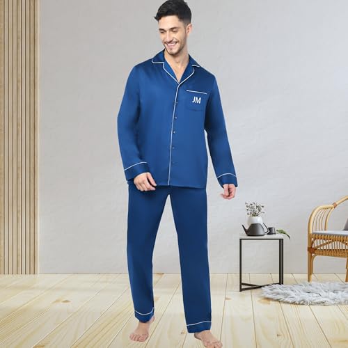 Personalised Men's Pajamas, Groom Gift, Best Man Gift, Birthday Present, Father of the Bride, Groomsmen Gift, Groomsmen Gift Set3