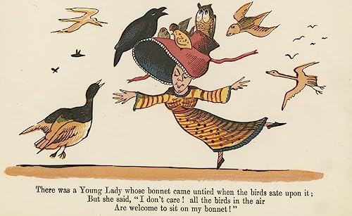 Cuadro de lienzo para pared de Edward Lear de 60x90 cm para decoración del hogar