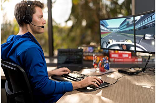 Image of Kensington ErgoSoft Wrist Rest for Mechanical & Gaming Keyboards, Black (K52798WW) | Ergonomic gel cushioning, fits mechanical and gaming keyboards, eases wrist strain while typing
