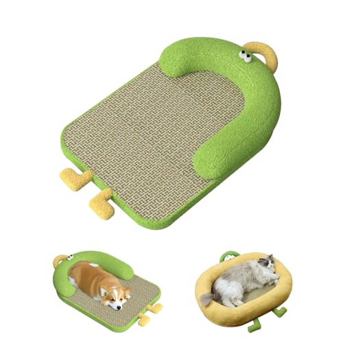 ペットベッド 犬 猫 ベッド クッション ペット用クールマット 枕付き ペットベッド 接触冷感 犬 冷却マット 夏 通気性 滑り止め 取り外し可能 洗える犬用クールソファ 猫ベッド 快適性 暑さ対策 ハンドル付き ペット用 ひんやりマット 犬猫兼用 夏用ク