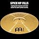 Meinl Cymbals HCS Splash — 12 Zoll (Video) Schlagzeug Becken (30,48cm) Messing, Traditionelles Finish (HCS12S)