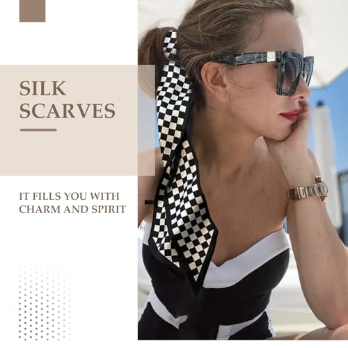 8 PCS Fashion Handbag Scarf for Purse Handles, Handbags Handle Scarves for Women3