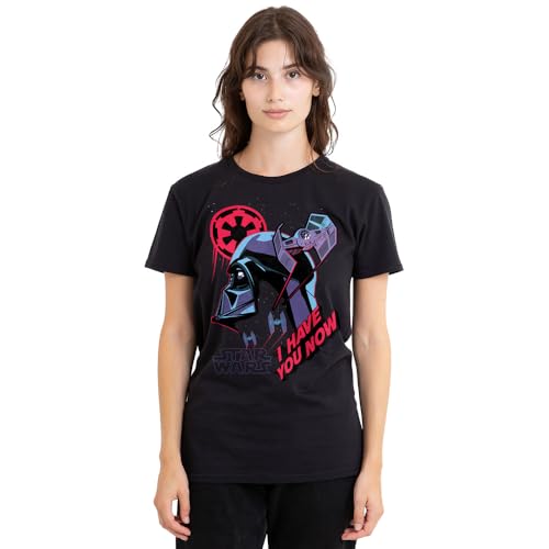 T-shirt Star Wars noir cadeau original femme fan de science-fiction