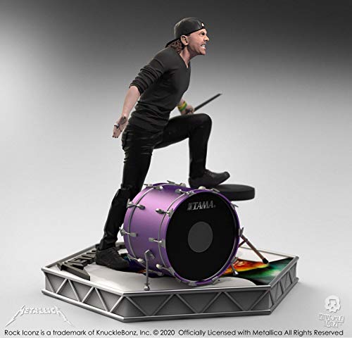 Metallica Rock Iconz Statue Lars Ulrich Unisexe Statuette Standard, Résine, - Les Beatles, Paul McCartney, John Lennon, RIngo Starr, George Harrison Metallica Rock Iconz Statue Lars Ulrich Unisexe Statuette Standard, Résine, – Image 4
