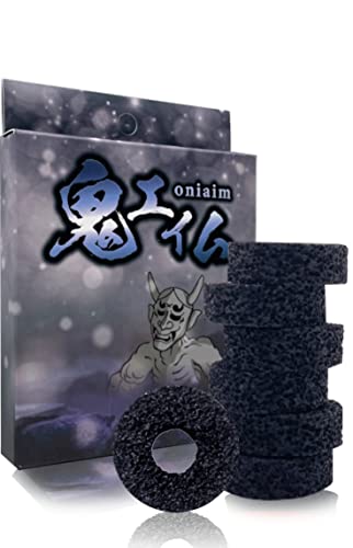 鬼エイム 灰鬼 硬さハード PS4 PS5 SWITCH コントローラー エイム 向上 リング FPS ハイグレードモデル 鬼輪 国産 硬さ3種類 計6個入り バラ売り