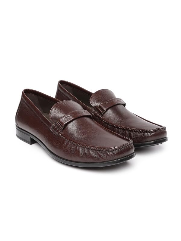 ecco Dress Moc Fudge Regulars Width Men Moccasins-picture-56