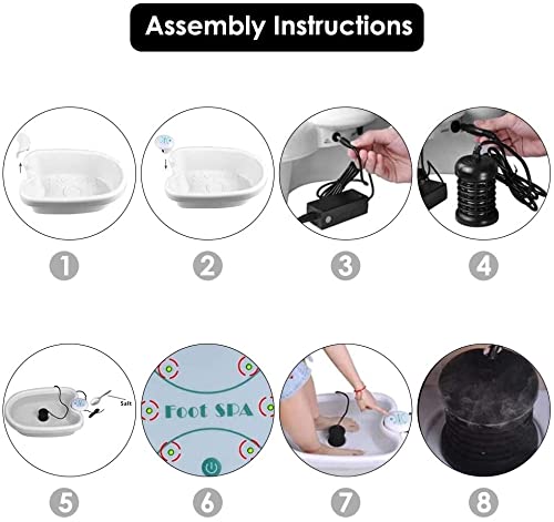 Ionische Detox Fuß Bad Maschine 100-240V Tragbare Fuß SPA Bad Array Negative Ionen Detox Fuß Wanne Massage Relax Fuß Wanne EU Stecker - Image 5