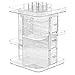 Sorbus Rotating Makeup Organizer, 360° Rotating Adjustable Carousel Storage for Cosmetics (Clear)