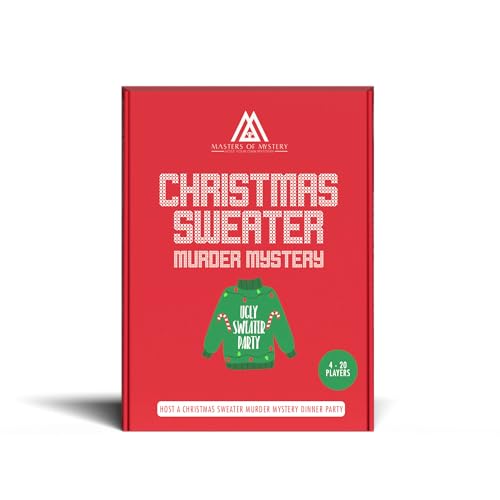 Replay-able Christmas Murder Mystery Dinner Party Game - Host an Ugly Christmas Jumper Party Game Night - Christmas Party Games - English 4-20 Players