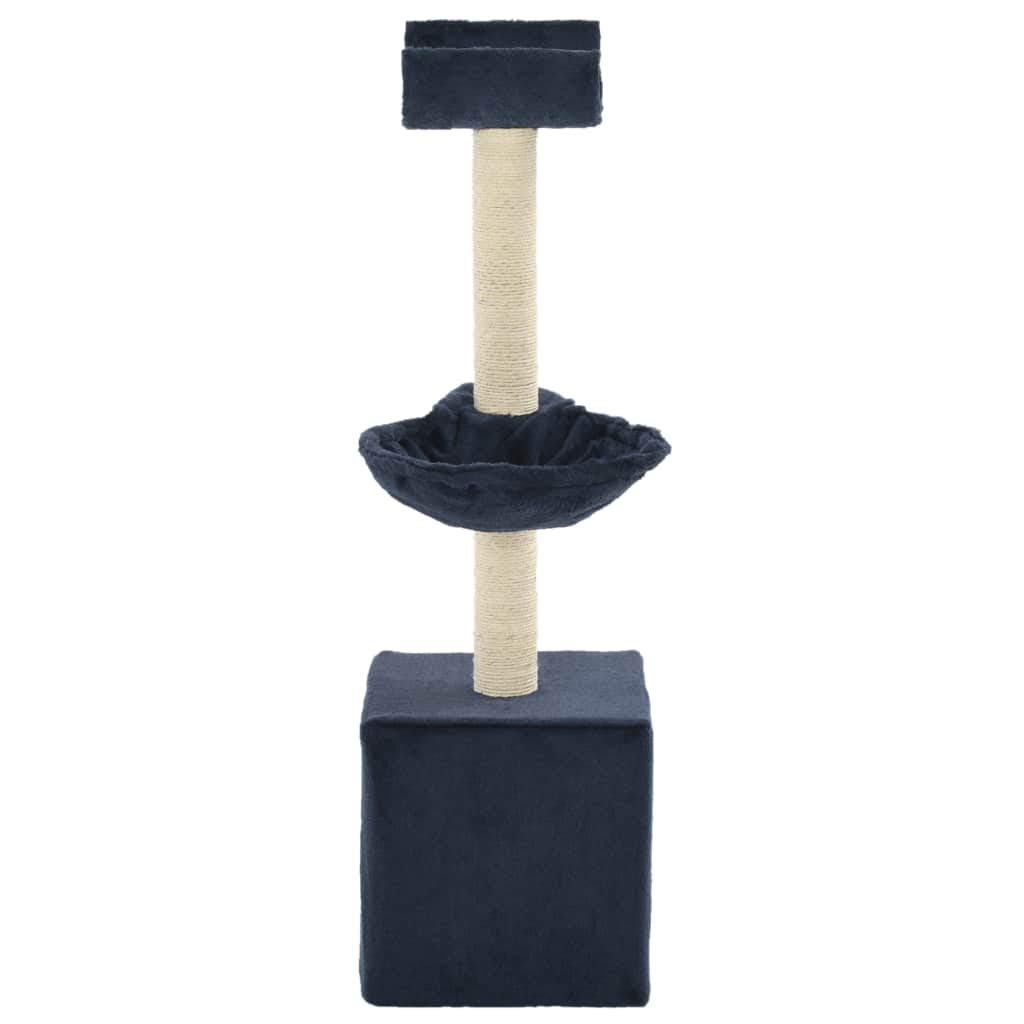 Rascador para Gatos con Poste de sisal, ShGaxin Arbol para Gatos, Gatos Accesorios, Arranhador para Gatos, Arbol Rascador Gatos, 105 cm Azul