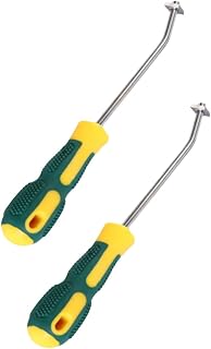 2pcs Tile Opener and Cleaner Tool Ergonomic Grout Cleaning Tool for Precision Tile Maintenance Material for Easy Use