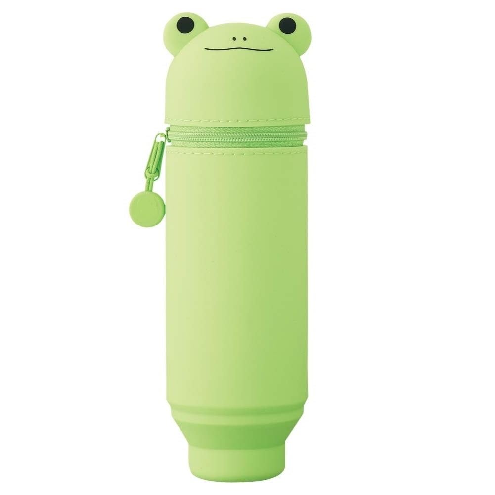 TWINZEN Cute Frog Pencil Case Large Capacity Pencil Pouch Bag Compass School Pouch Organizer for Students Kids Premium Stylish Pen Holder Pouch Stationery Box (Green) (B0CLH2GD9H) Amazon Price History, Amazon Price Tracker