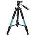 WUHUAROU Fotocamera Leggera Treppiede per Smartphone Staffa di Supporto in Alluminio per treppiede Fotografico da Viaggio per Fotocamera Digitale (Color : Blue)