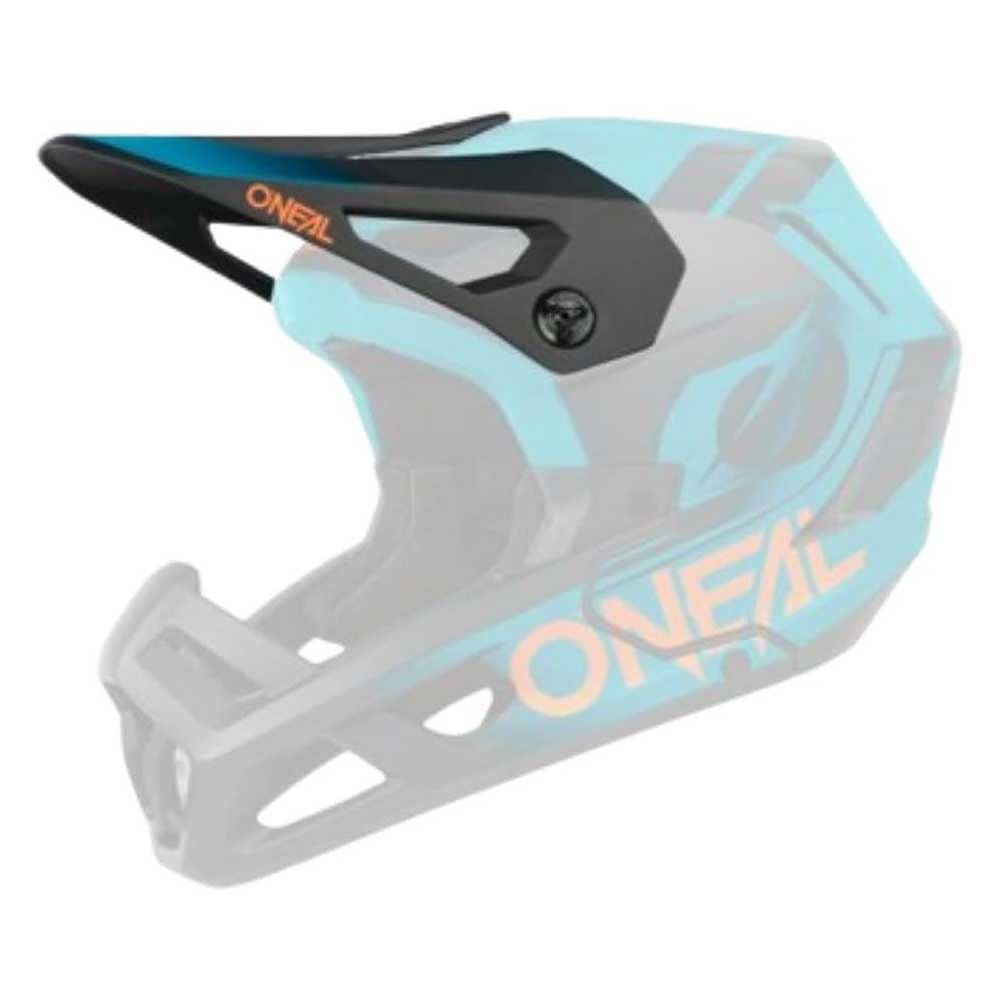 Oneal Men's Black/Turquoise Sl1 Strike Helmet Peak