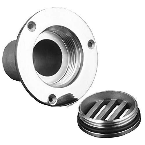VIGORWORK Yacht Stainless Steel 1-1/2 Inch 38mm Pipe Boat Deck Drain Floor Deck Drainage Fittings for Boat Rowing Boats Accessories Marine - Thumbnail 7