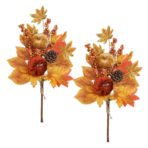 Briful 2Pack 16in Fall Picks and Sprays with...