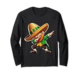 Photo Gallery dabbing leprechaun poncho sombrero dab cinco de mayo ragazzo uomini maglia a manica Photo Gallery dabbing leprechaun poncho sombrero dab cinco de mayo ragazzo uomini maglia a manica