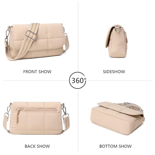 Image of JEEHAN Quilted Crossbody Bags for women Designer Shoulder Handbags Small Purse