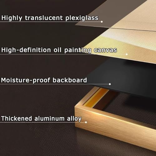 Decorazione da parete 3D, decorazione murale con finestra artificiale illuminata con luce a LED, sculture e decorazioni da parete, pittura con lampada da finestra, 100 x 150 cm
