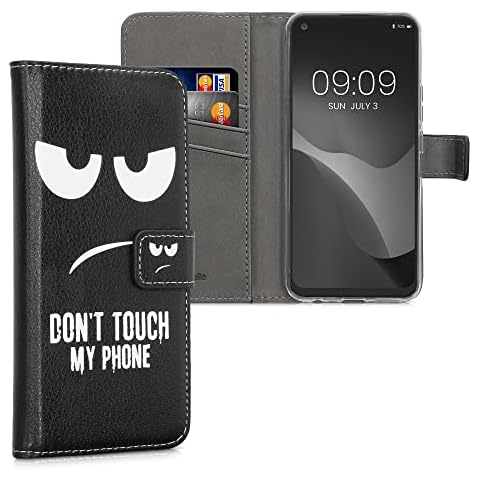 kwmobile Carcasa Compatible con Realme 8/8 Pro Funda con Tarjetero y Stand Cover