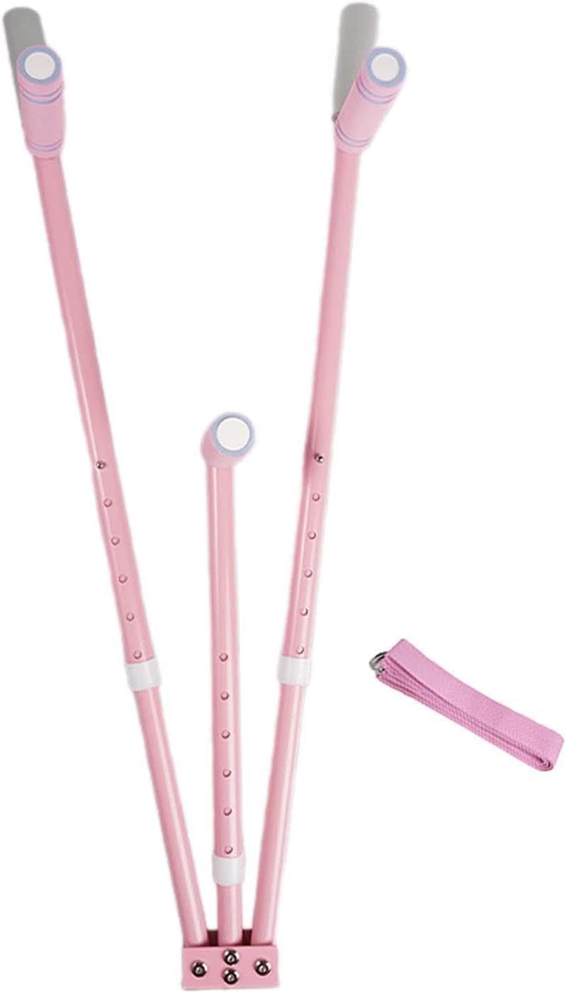 XELYTON 3 Bar Leg Stretcher Machine with Flexibility Strap, Split Machine Stretcher Device, Adductor Muscle, Groin, Hamstrings, Lower Back Stretcher, Dance/Athlete/Yoga/Cyclist