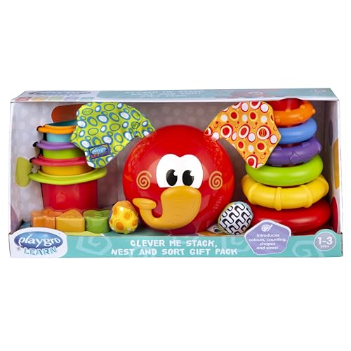 Image of Playgro - Clever Me Stack Sort And Nest - (14088282)