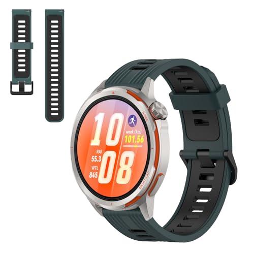 For HUAWEI WATCH GT Runner 2 �o���h �R���p�`�u�� �����x�� �X�|�[�c�X�g���b�v �����x���g �X�|�[�c �V���J�Q�� �o�b�N���t�� �X�e�����X�������o���h �t�@�b�V���� ��� �j�����p �T�C�Y�����\ �אg �_�炩������C���ʋC��